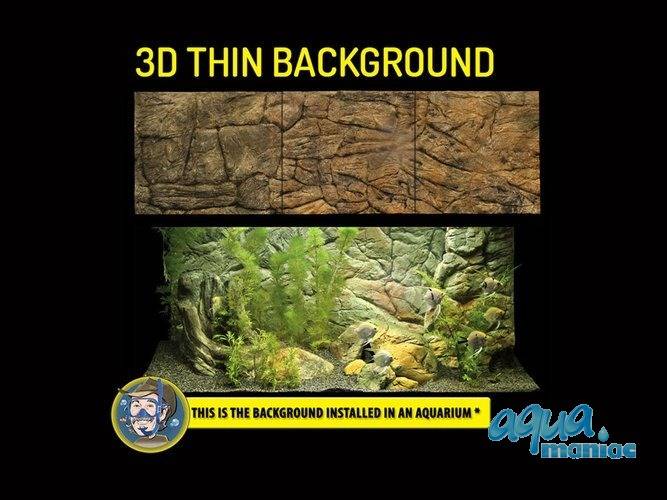 Fluval Vicenza 180 rock background 88x46cm 2 sections