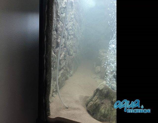 Fluval Vicenza 260 thin grey rock background 117x52 cm 2 sections