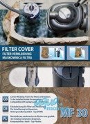Aquarium Filter cover beige 23cm height