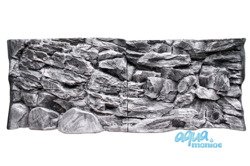 JUWEL RIO 240 3D grey rock background 117x45cm in 2 sections