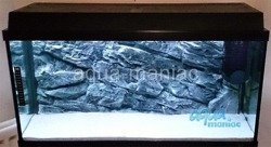 JUWEL Vision 180 3D grey rock background 90x45cm in 2 sections
